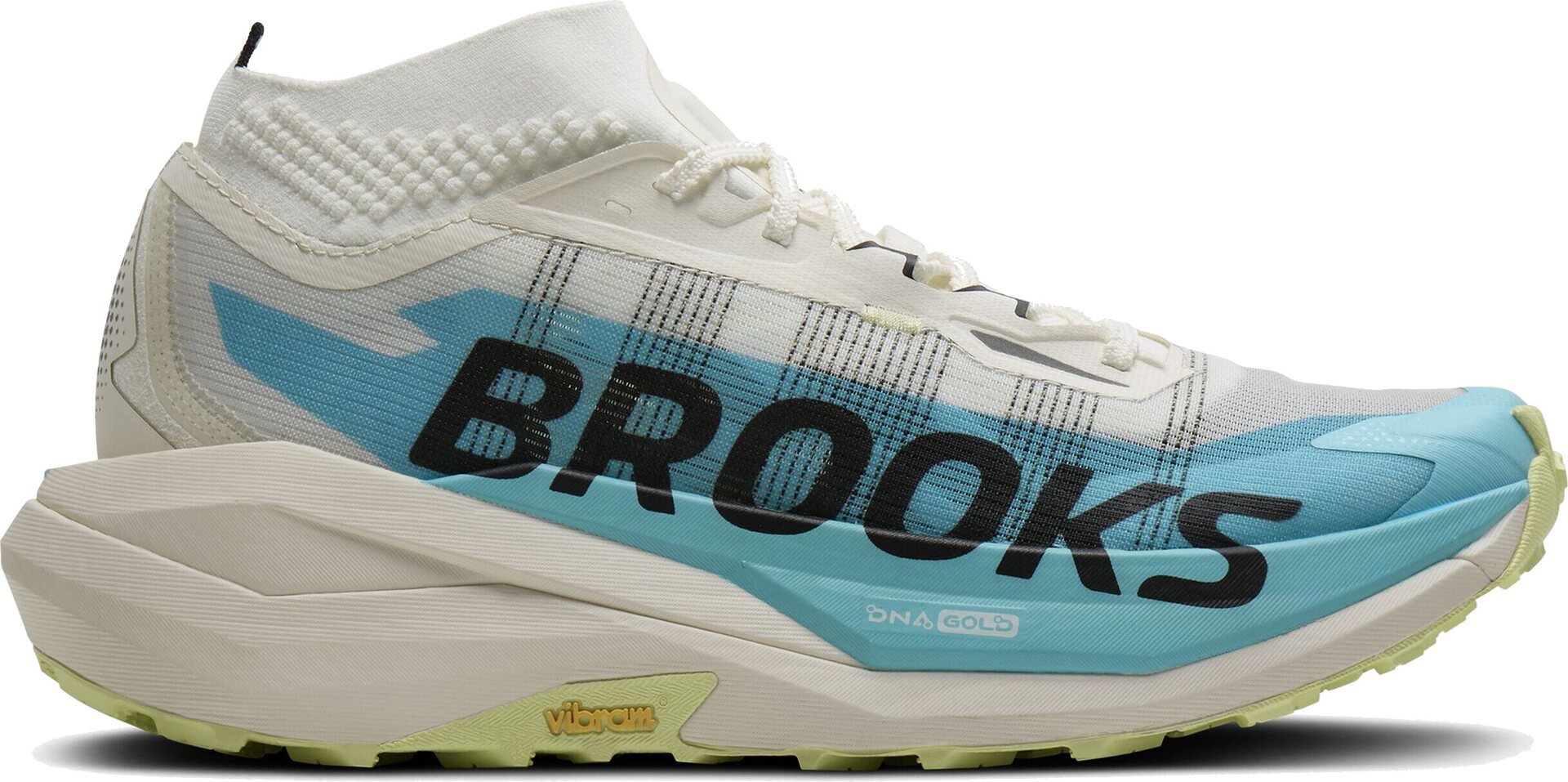 Brooks Cascadia Elite Mens Star White/Bluefish/Black