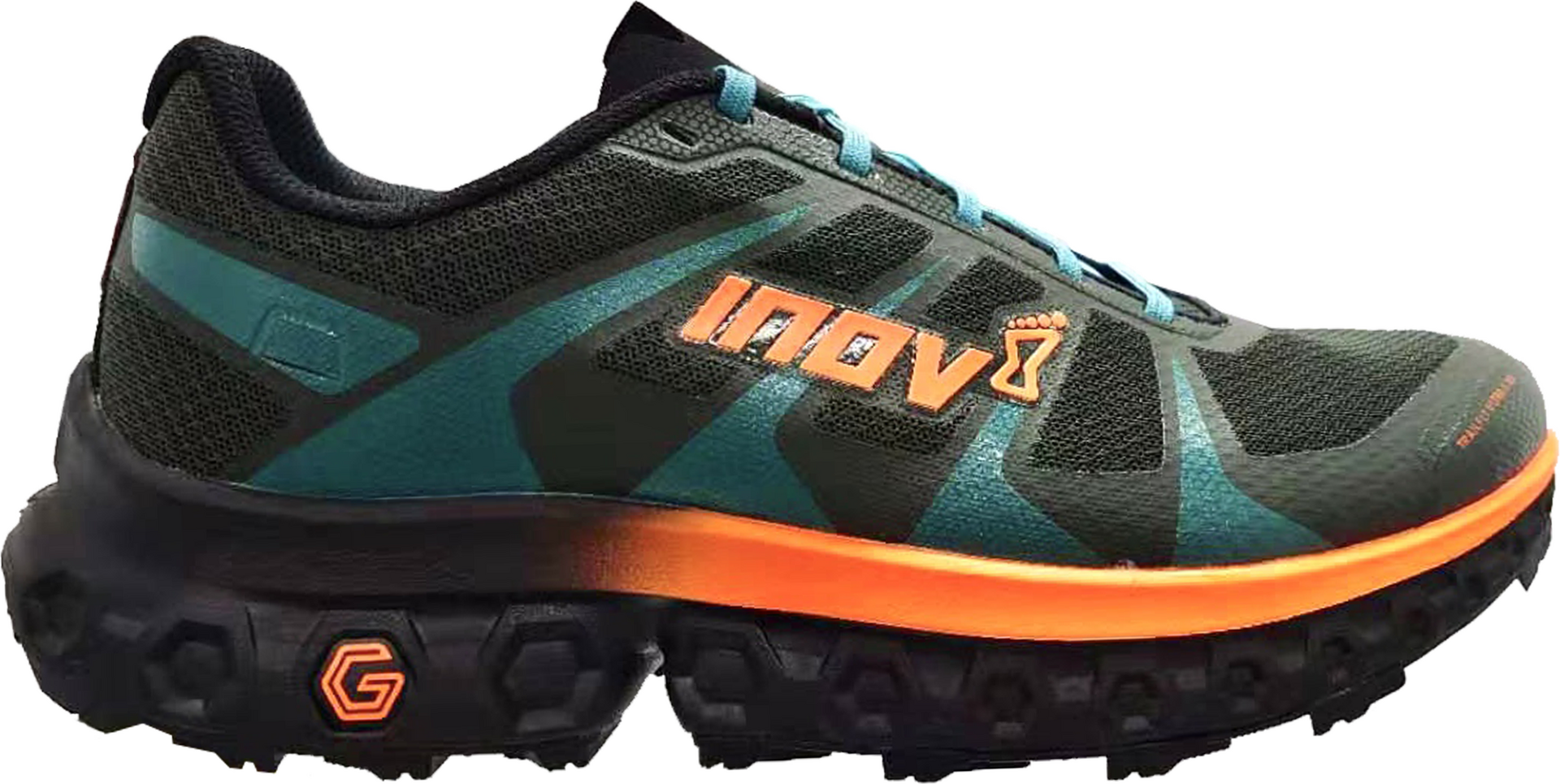 Inov-8 Trailfly Ultra G 300 Max Mens Olive / Orange