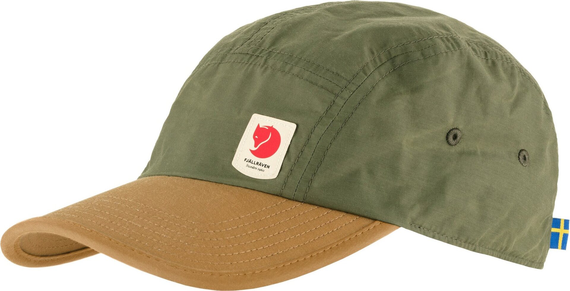 Fjällräven High Coast Wind Cap Green / Buckwheat Brown (620-232)