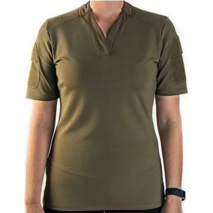 Velocity Systems Womens's Boss Rugby Short Sleeve, Ranger Green, M