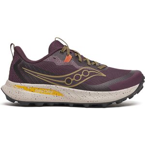 Saucony Peregrine 15 Womens, Wine / Kodiak, EUR 37 (US 6)