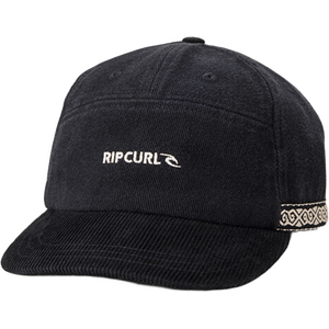 Rip Curl Cosmic Kiss 5 Panel Cord Cap, Black, One Size