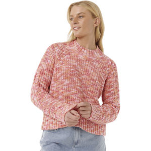 Rip Curl Beach Party Slub Sweater Womens, Watermelon, S