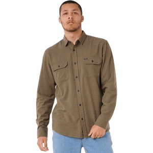 Rip Curl Classic Surf Checked In Flannel Mens, Cactus Green, S