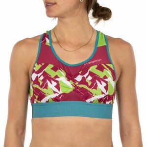 La Sportiva Captive Top Women, Red Plum/Lime Green, S