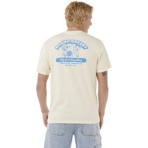 Rip Curl Board Bakery Tee Mens, Lemon Ice, S