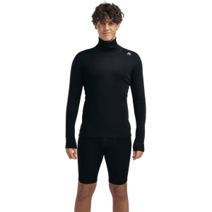 Aclima WarmWool Roll Neck Mens, Jet Black, XXL