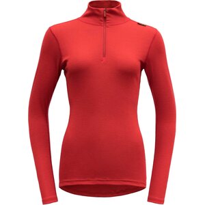 Devold Basic Half Zip Womens, Chilli, XS
