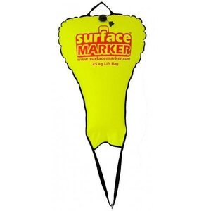 Surface Marker Lift Bag 25 kg (55 lbs), Yellow