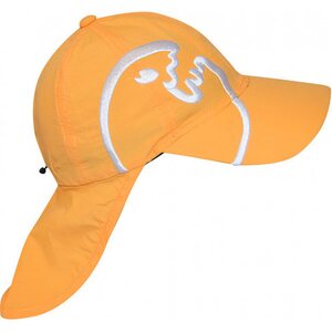 IQ UV 200 Kids Cap & Neck Bites, Orange, One Size