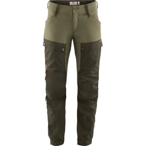 Fjällräven Keb Trousers Womens SHORT (22), Deep Forest/Laurel Green (662-625), 34
