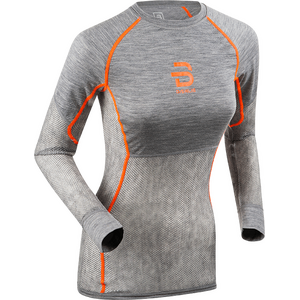 Dahlie Airnet Wool Long Sleeve Wmn, Shocking Orange, S