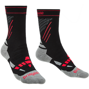 Bridgedale Ski Nordic Race Womens, Black/ Stone, L (41-43)