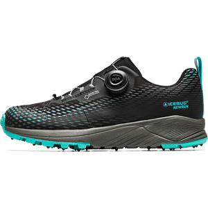 Icebug NewRun BUGrip GTX Womens, Black/JadeMist, 36 (US 5.5)