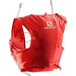 Salomon Adv Skin 8 Set Womens, Cayenne / Porcelain, XXS