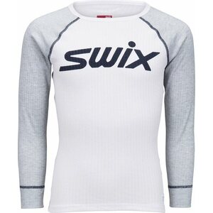 Swix RaceX bodyw LS Juniors, Grey Melange, 116/6Yrs