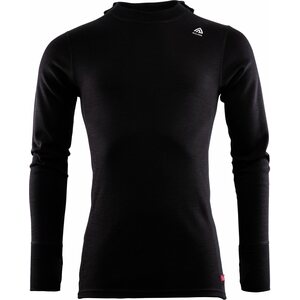 Aclima WarmWool Hood Sweater Mens, Black, XL