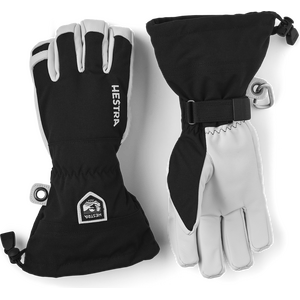 Hestra Army Leather Heli Ski, Black, 6