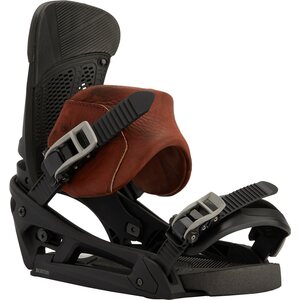 Burton Malavita EST Snowboard Bindings Mens, Marbled Leather, L