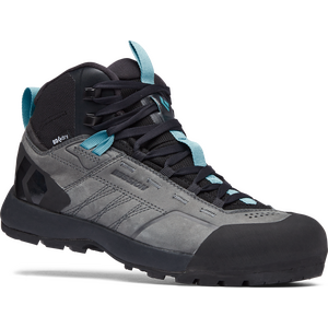 Black Diamond Mission Leather Mid WP Womens, Steel Grey / Coastal Blue, EUR 37 (US 6.5)