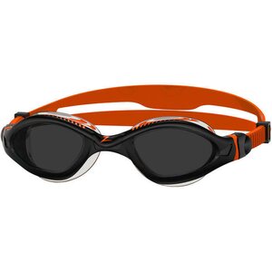 Zoggs Tiger LSR+, Black/Orange/Tinted Smoke, Small