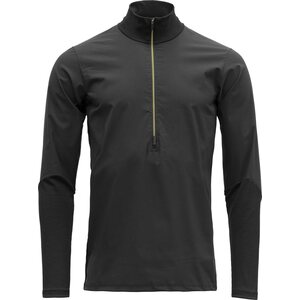 Devold Running Cover Zip Neck Mens, Caviar, S