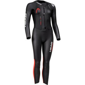 Head SR The Aero Flex Race Fullsuit Womens, Black, XS
