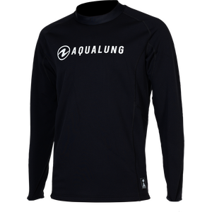 AquaLung CeramiQskin Top LS Mens, Black / Black, S