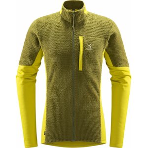 Haglöfs Touring Mid Jacket Mens, Olive Green / Aurora, S