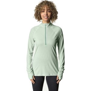 Houdini Desoli Light Half Zip Womens, Shore Green, L
