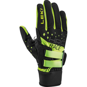 LEKI HRC Race Shark, Black-Neon Yellow, 6