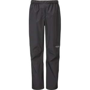 Rab Downpour Eco FZ Pants Regular Womens, Black, XL (UK 16)