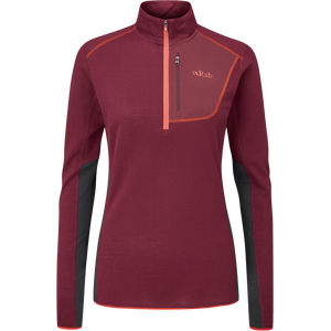 Rab Syncrino Light Fleece Pull-On Womens, Deep Heather, L (UK 14)