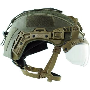 Agilite Team Wendy EXFIL LTP/Carbon Helmet Cover (no rear pouch), Ranger Green, Size 2 (XL)