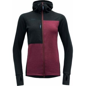 Devold Nibba Pro Merino Jacket w/Hood Womens, Ink / Beetroot, M