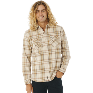 Rip Curl Griffin Flannel Shirt Mens, Bone, S