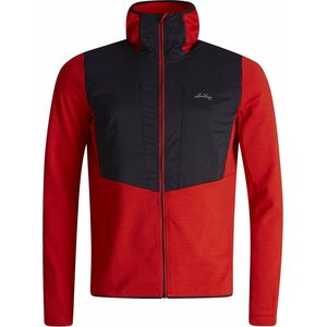 Lundhags Padje Merino Block Hoodie Mens, Lively Red (250), S