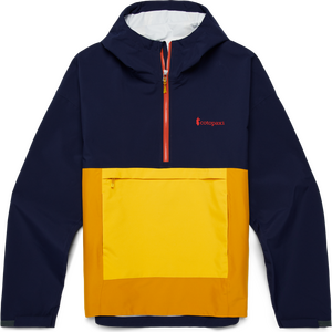 Cotopaxi Cielo Rain Anorak Mens, Maritime / Amber, S