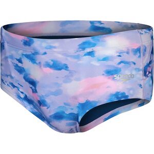 Speedo 13.5 cm Club Training Allover Digital Brief Mens, Miami Lilac / Royal Purple / Aquarium / Taffy Pink, 75 cm / GB30"