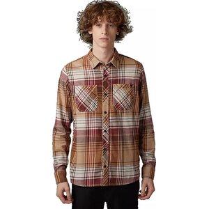 Fox Racing Turnouts Utility Flannel Mens, Cognac, M