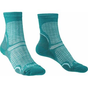 Bridgedale Hike Ultra Light Merino Endurance Crew Womens, Teal, L (41-43)