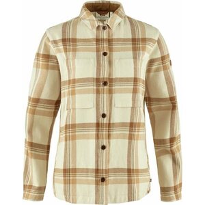 Fjällräven Singi Flannel Overshirt Womens, Chalk White / Dune-Beige (113-196), XL