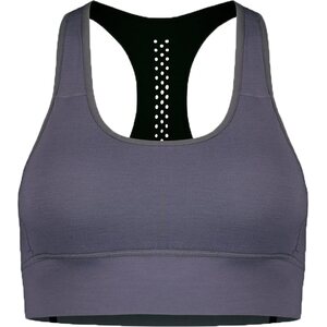 Mons Royale Stratos Merino Shift Sports Bra Womens, Shark, L