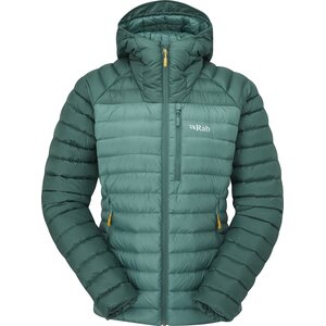 Rab Microlight Alpine Down Jacket Womens, Green Slate/Eucalyptus, L (UK 14)