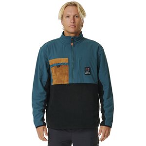 Rip Curl Anti Series Journey Zip Crew Mens, Blue Green, XL