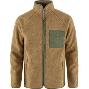 Fjällräven Vardag Pile Fleece Mens, Buckwheat Brown / Laurel Green (232-625), L