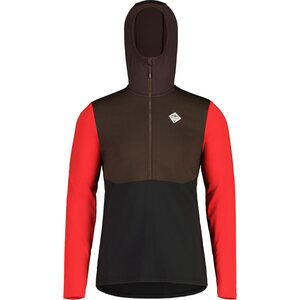 Maloja KalternM. Mountain Midlayer Hybrid Shirt Mens, Chocolate Multi, M