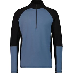 Mons Royale Olympus Half Zip Mens, Blue Slate / Black, XL