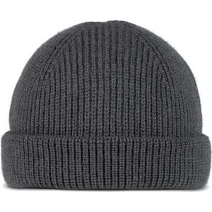 Buff Merino Knitted Hat Ervin, Grey