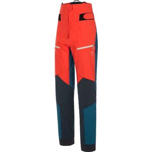 La Sportiva Supercouloir GTX Pro Pant Womens, Cherry Tomato/Storm Blue, S